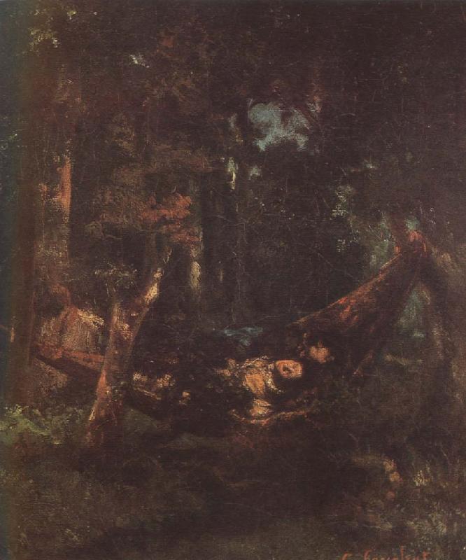 Gustave Courbet Hammock oil painting picture